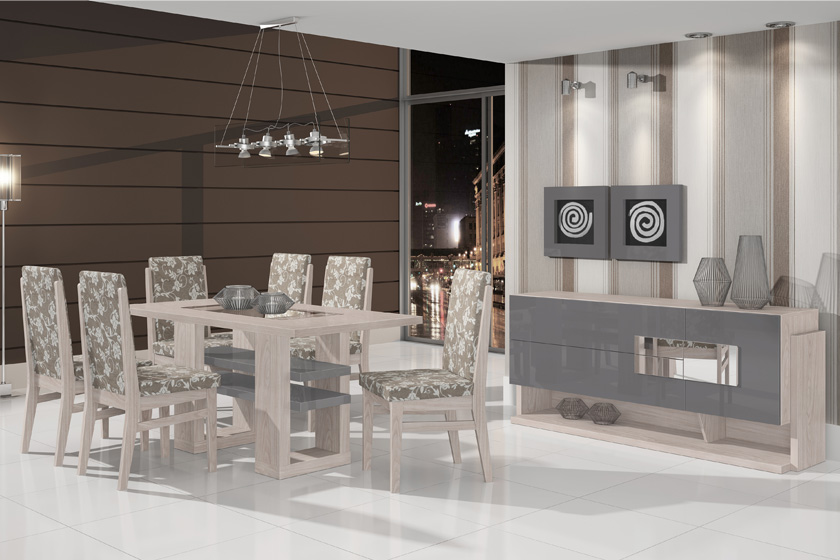 Sala de Jantar Lopas Copacabana Vidro Sala De Jantar Caribe Lopas ~ Sala de Jantar Lopas Copacabana Vidro